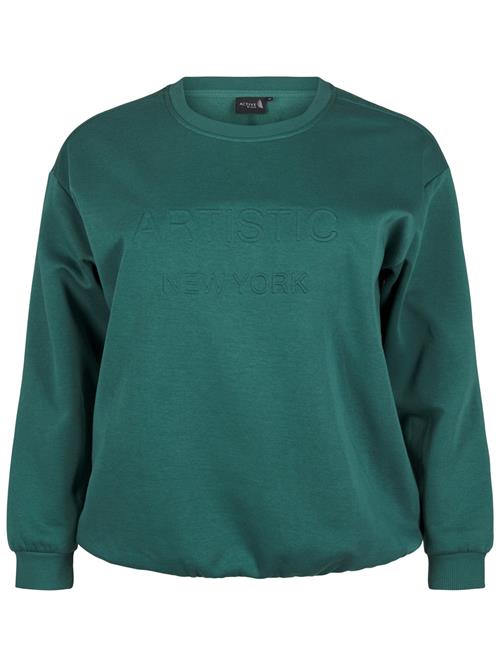 Se Active by Zizzi Sweatshirt 'CANNIE'  grøn ved About You