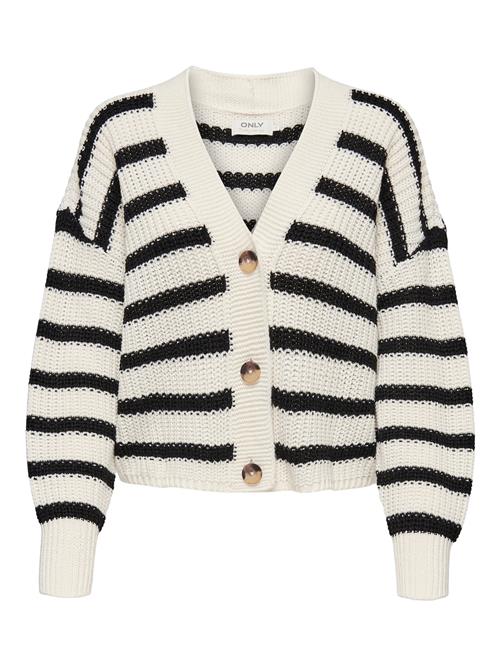 ONLY Cardigan 'ONLCAROLNICE'  sort / hvid