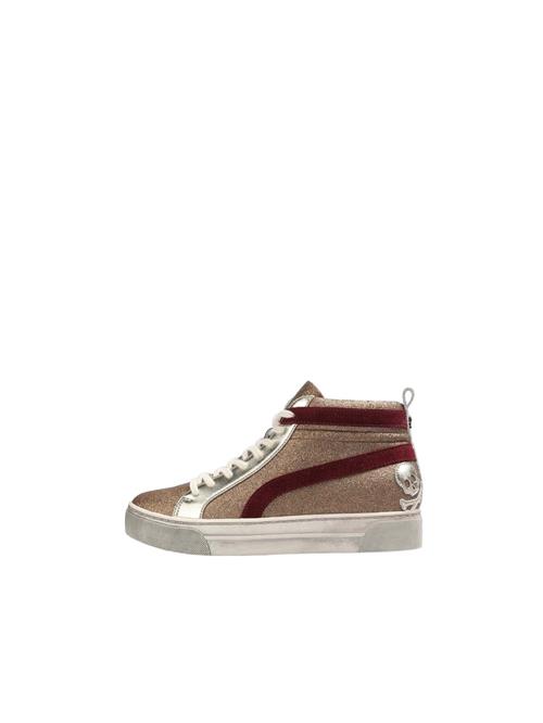 Scalpers Sneaker high  guld / bordeaux