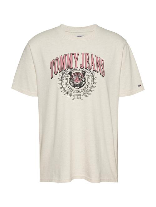 Tommy Jeans Shirts 'TIGER'  lys pink / sort / hvid