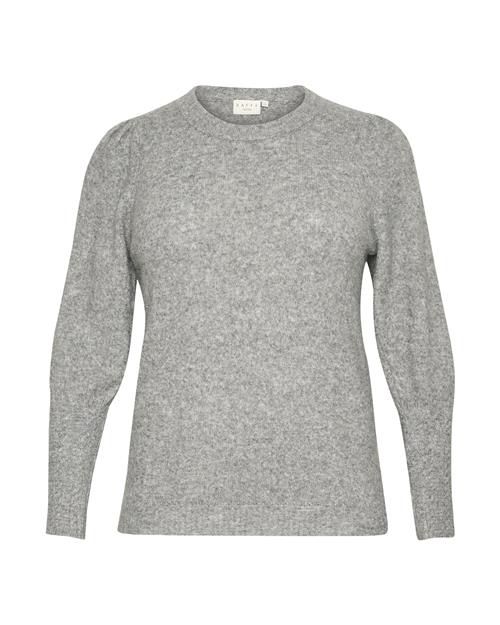 KAFFE CURVE Pullover 'Amalia'  grå-meleret