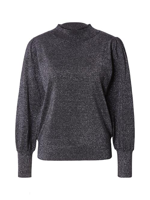 QS Pullover  sort-meleret