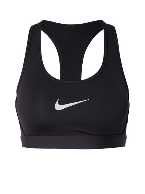 NIKE Sports-BH 'SWSH'  sort / sølv