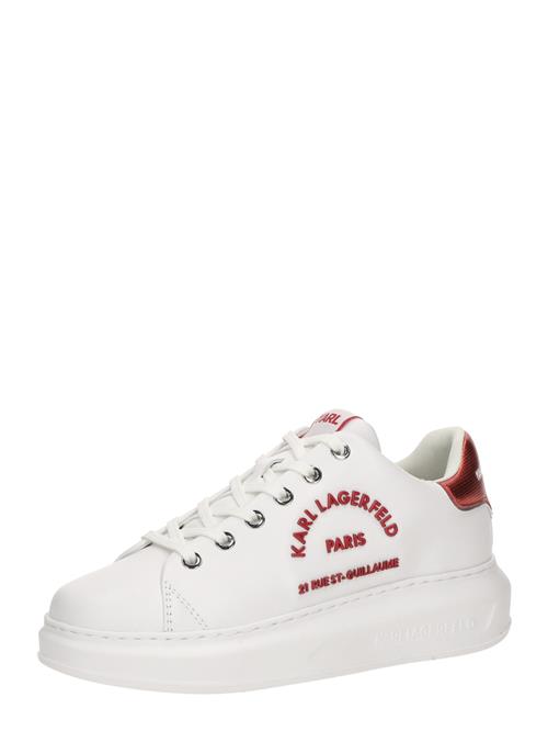 Karl Lagerfeld Sneaker low  kirsebærsrød / hvid