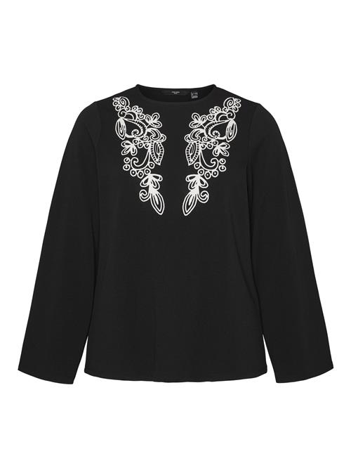 Vero Moda Curve Shirts 'GIRA'  sort / hvid