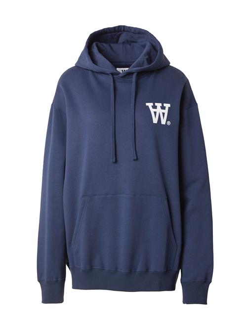 WOOD WOOD Sweatshirt 'Cass AA'  navy / hvid