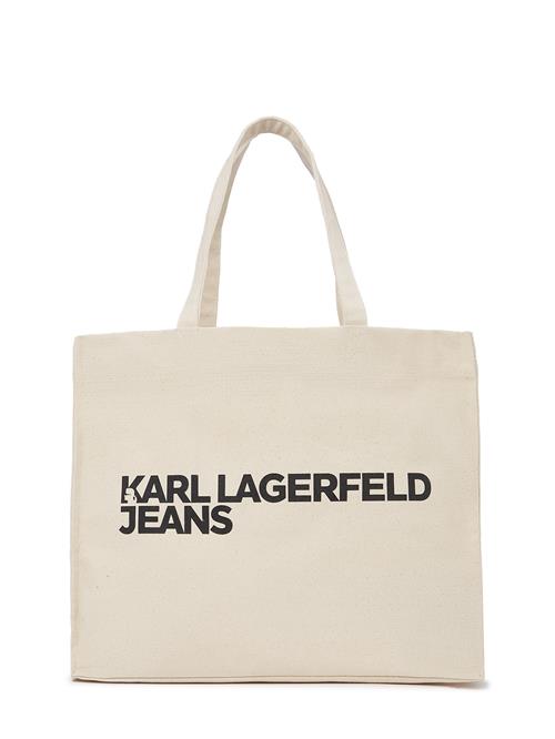 KARL LAGERFELD JEANS Shopper  beige / sort