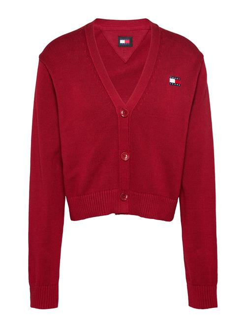 Tommy Jeans Cardigan 'ESSENTIAL'  rød