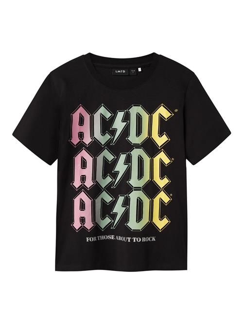 NAME IT Shirts 'AC/DC'  blandingsfarvet / sort