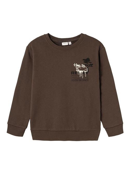 NAME IT Sweatshirt  beige / brun / sort