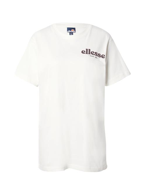 ELLESSE Shirts 'Galao'  mørkebrun / offwhite