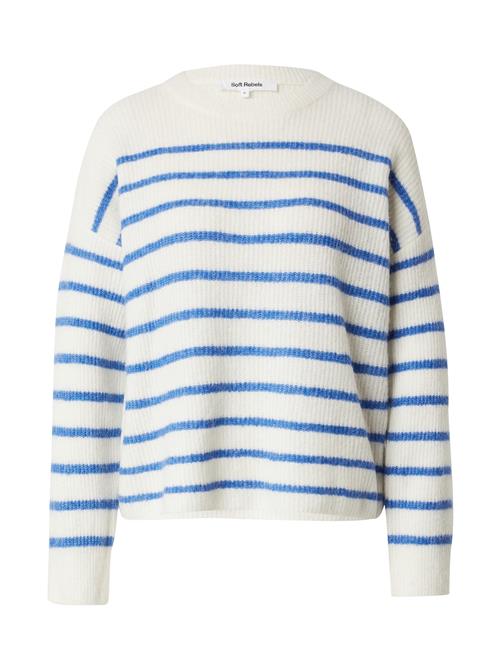 Se Soft Rebels Pullover 'Hema'  blå / hvid ved About You