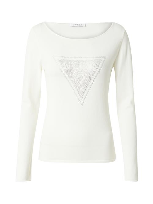 GUESS Pullover 'ELIZA'  sølv / hvid