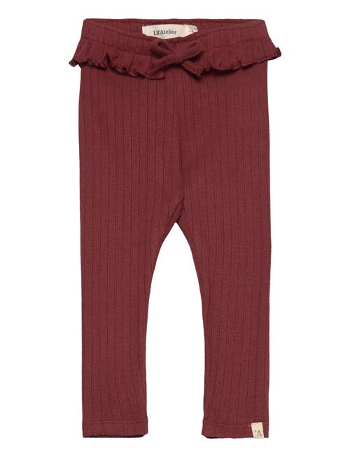 Lil'Atelier Nbfrachel Nin Slim Legging Hea Lil Lil'Atelier Burgundy