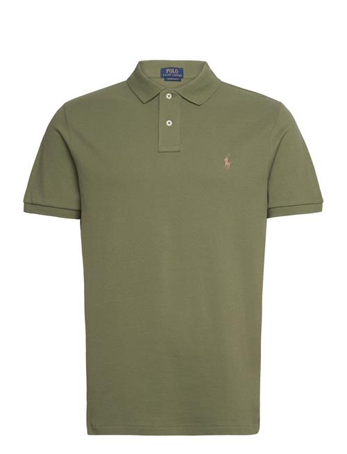 Polo Ralph Lauren Custom Slim Fit Mesh Polo Shirt Polo Ralph Lauren Green