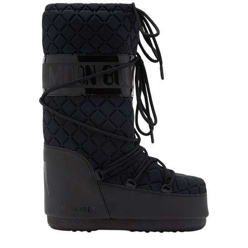 Moon Boot Icon Quilted Snow Boot Black | Sort | 39-41 EU EU