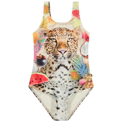 Molo Nika Swimsuit Fruity Leo | Beige | 128 cm