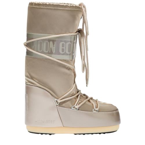 Moon Boot Ikon Snow Boots Glance Platinum | Sølv | 31-34 EU