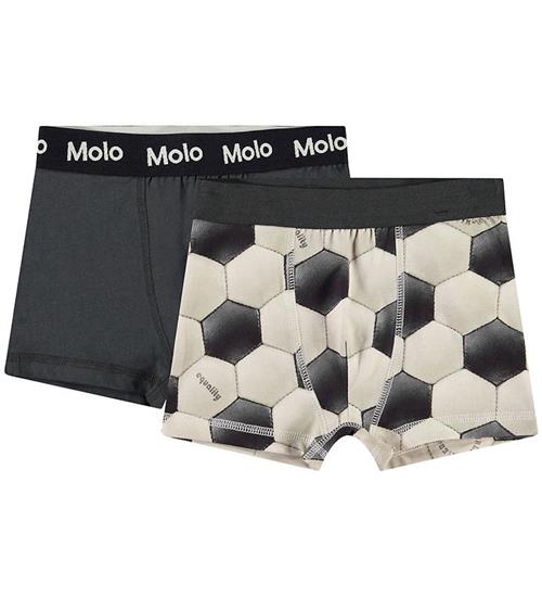 Molo Boxershorts - 2-pak - Justin - Football Black