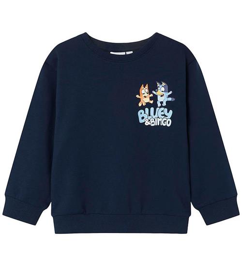 Name It Sweatshirt - NmmNuse Bluey - Navy Blazer m. Print