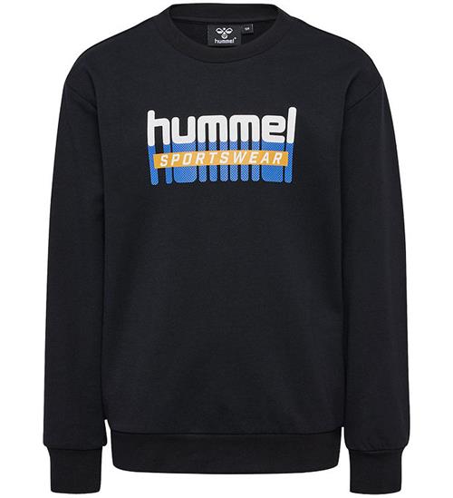 Hummel Sweatshirt - hmlTukas - Sort m. Print