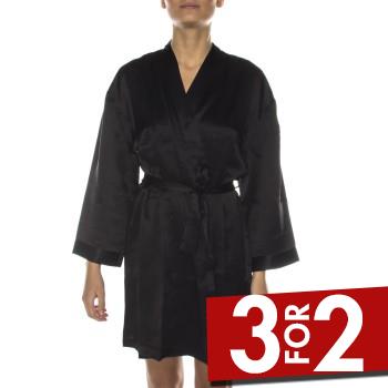 Damella 94001 Robe Sort silke Large Dame