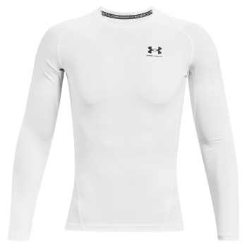 Under Armour 3P HeatGear LS Compression Shirt Hvid 3XL Herre