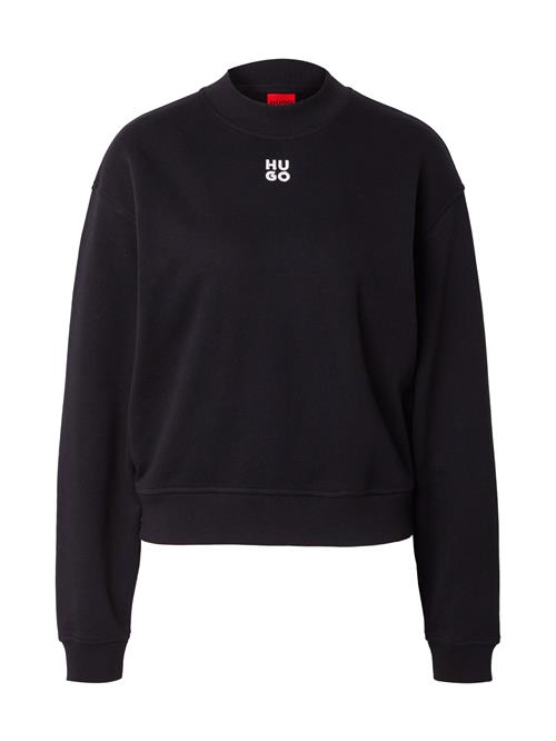 HUGO Sweatshirt 'Daxandria'  sort / hvid