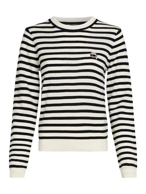 Se Karl Lagerfeld Pullover  sort / hvid ved About You