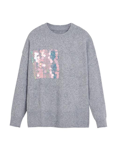 Se Desigual Pullover  blå / grå / lys pink ved About You
