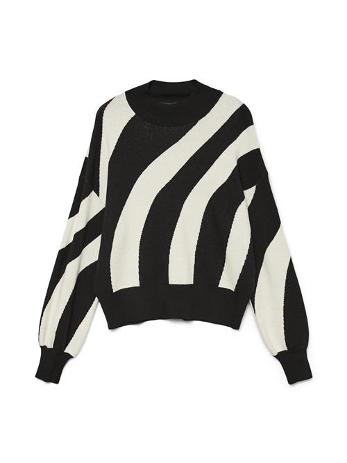 VERO MODA Pullover  sort / hvid