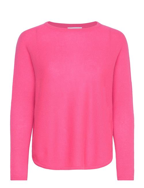 Davida Cashmere Curved Sweater Loose Tension Davida Cashmere Pink