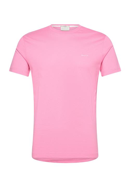 GANT Contrast Logo Ss T-Shirt GANT Pink