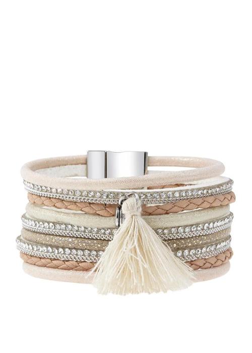 LASCANA Armbånd  beige / creme / lysebrun