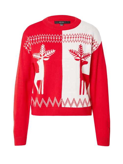 VERO MODA Pullover 'XMAS'  rød