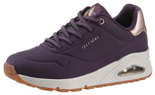 SKECHERS Sneaker low 'UNO - WONDERER'  guld / brombær / hvid