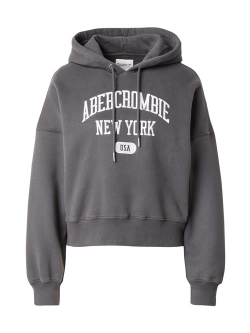 Abercrombie & Fitch Sweatshirt  mørkegrå / hvid