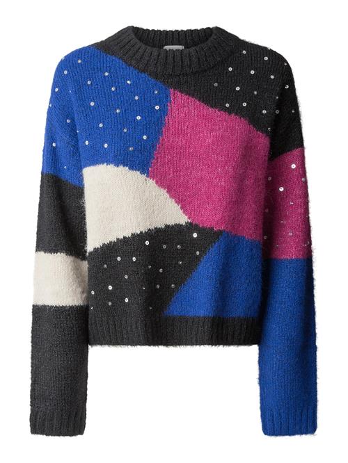 Pepe Jeans Pullover 'NORA'  royalblå / mørk pink / sort / offwhite