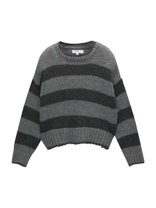 Se Pull&Bear Pullover  grå / mørkegrå ved About You