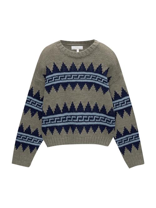 Se Pull&Bear Pullover  navy / lyseblå / khaki ved About You