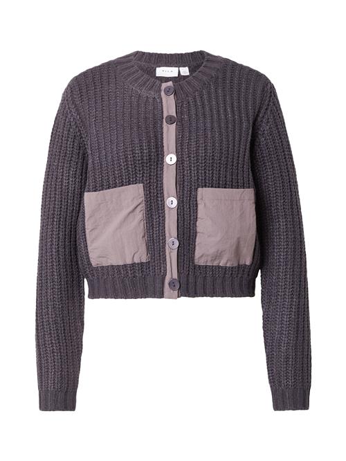 VILA Cardigan 'VIBerg'  taupe / mørkegrå