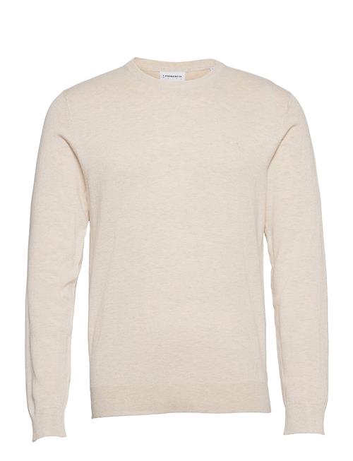 Lindbergh Melange Round Neck Knit Lindbergh Cream