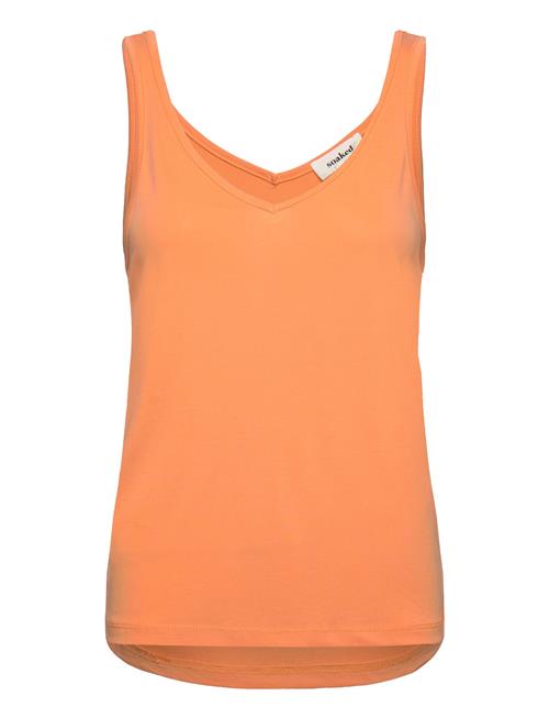 Slcolumbine Tank Top Soaked In Luxury Orange