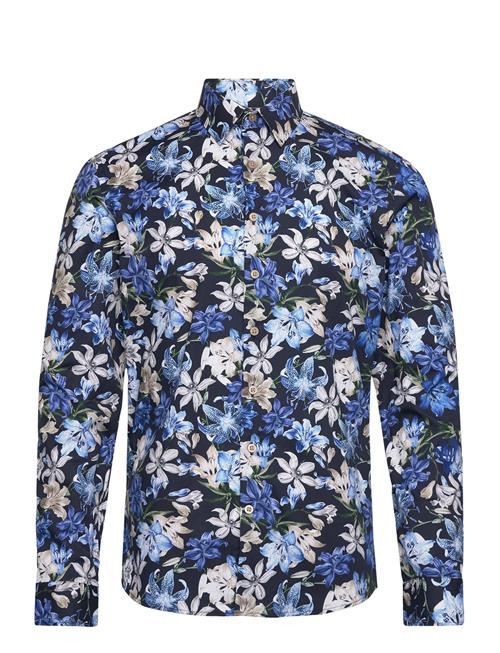 Aop Superflex Shirt L/S Lindbergh Navy