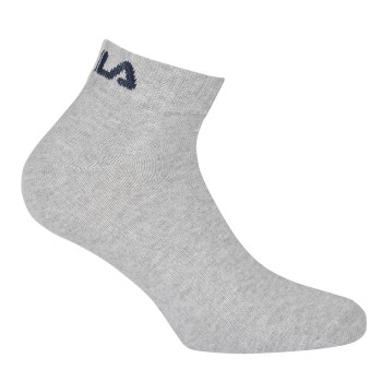 FILA Strømper 3P Quarter Plain Socks Grå Str 39/42