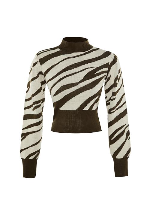 Trendyol Pullover  oliven / hvid