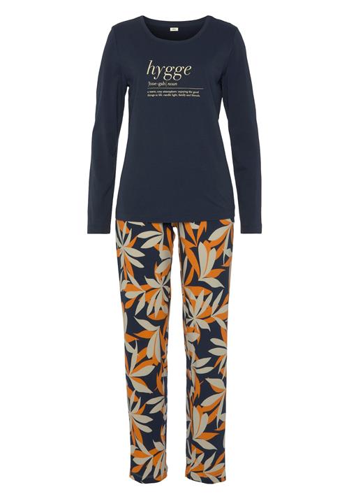 s.Oliver Pyjamas  ecru / navy / orange