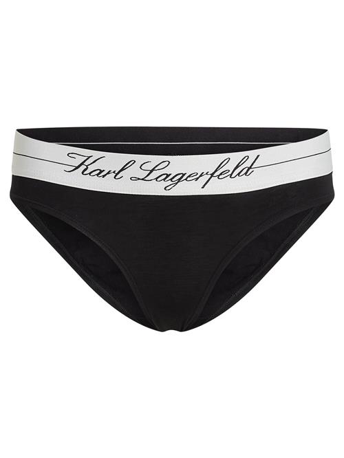 Karl Lagerfeld Panty 'HOTEL'  sort / hvid