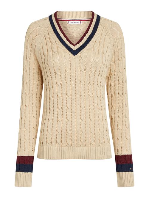 TOMMY HILFIGER Pullover 'VARSITY'  beige