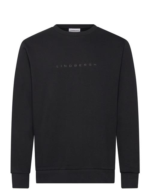 Lindbergh O-Neck Brand Carrier Sweatshirt Lindbergh Black